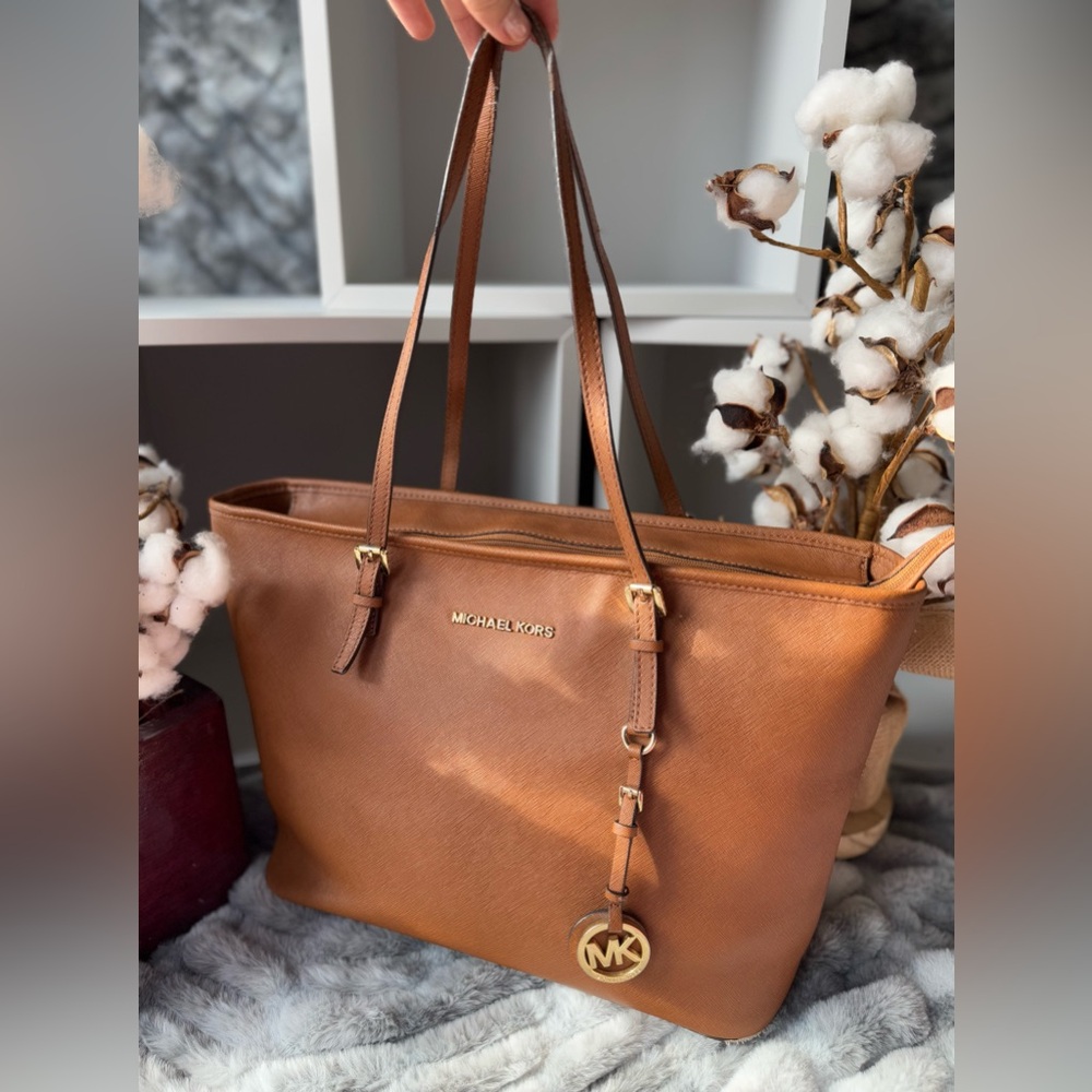 Michael Kors Brown Leather Tote